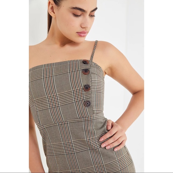 Urban Outfitters Danielle Plaid Mini Dress - Picture 3 of 11